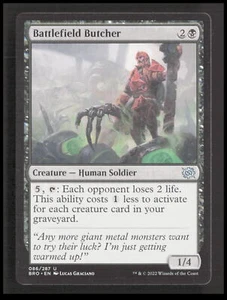 MTG Battlefield Butcher 86 Uncommon The Brothers' War Card CB-1-2-A-30 - Picture 1 of 6