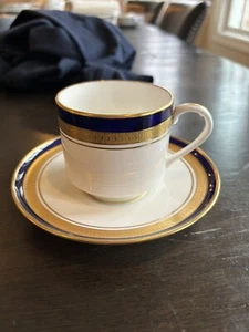 Aynsley Cobalt Royale Cup And Saucer - Picture 1 of 8