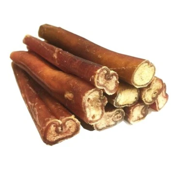 Bastões de bully de 6 polegadas de espessura para cães excelentes para mastigar e tratar cachorros!! (saco de 1 lb) - Imagem 1 de 2