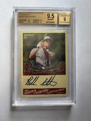Bubba Watson 2011 Upper Deck Goodwin Champions Autographs A-WA Graded 9.5 - Image 1 of 2
