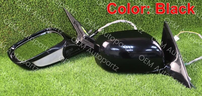 Par de espejos retrovisores laterales eléctricos originales para puerta Lexus GS350 GS450H 2007-2011 OEM JDM uso Foto 1 de 4