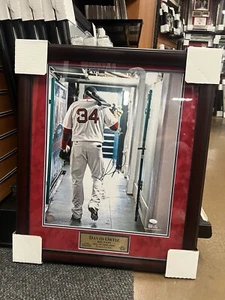David Ortiz Signed 16x20 Custom Framed To 23x27 JSA Certified - Picture 1 of 3