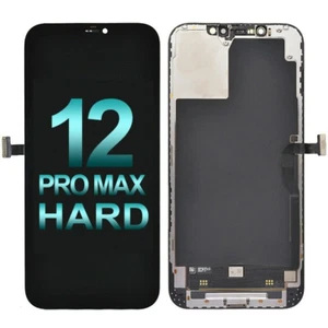 For iPhone 12 Pro Max 6.7" Hard OLED Screen Digitizer Assembly Replacement Frame - Picture 1 of 1