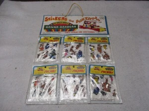 WORLD OF HANNA BARBERA STICKERS THE FLINTSTONES FULL STORE DISPLAY 1979 VINTAGE - Picture 1 of 4