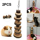 2PCS Apple Wood Chew Sticks Twigs for Small Pets Hamster Rabbit Guinea Pig Toy-