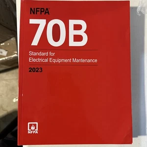 NFPA 70B, Recommended Practice for Electrical Equipment Maintenance : 2023... - Picture 1 of 3