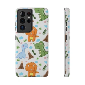 SÜSSE TRICERATOPS schlagfeste Hüllen mit Dinosauriermuster - Bild 1 von 45