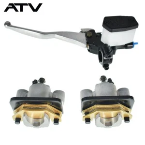 Pinzas de freno delanteras GENRICS pastillas y cilindro maestro de freno para Arctic Cat 250 300 - Imagen 1 de 6