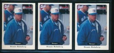 lot (3) 1996 Best #27 Dennis Holmberg Dunedin Blue Jays Manager (BQ7) SWSW6