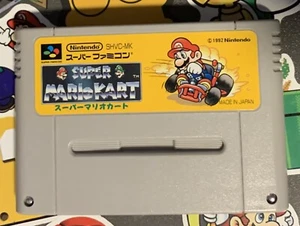 Super Mario Kart Super Famicom SNES Japan Import US SELLER New Battery TESTED - Picture 1 of 2