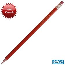Qty 144 Hb Pencils With Rubber Top Eraser Tip C2 Traditional School Pencil