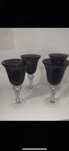 Purple Goblet Glassware - Picture 1 of 2