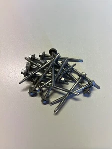 80mm Light Section Tek Fixing 5/16 Head C/W G16 Washer (Bag Of 100) - Picture 1 of 1