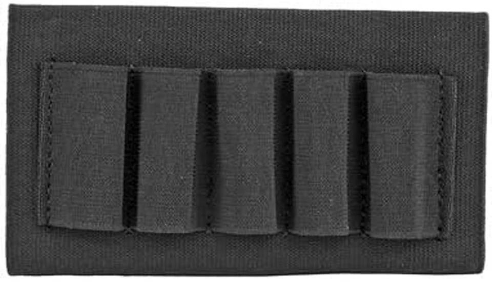 Uncle Mike's 88491 Shotgun Buttstock Shell Holder Black