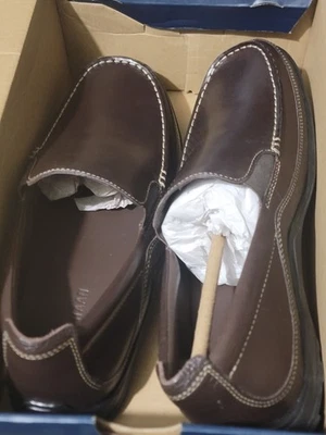 Zapatos mocasines sin cordones venecianos Tucker para hombre Cole Haan tostado francés talla 11M Foto 1 de 4