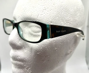 Kate Spade Braun Blau Türkis Schildpatt Brille Italy Liesel 0JEY 52 16 130 mit Etui - Bild 1 von 18