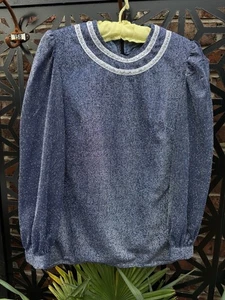 Vintage 1960’s Mod Gogo Acrylic Blouse 10 - Picture 1 of 4