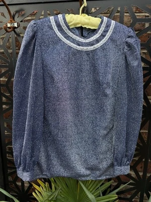 Vintage 1960’s Mod Gogo Acrylic Blouse 10 - Image 1 of 4