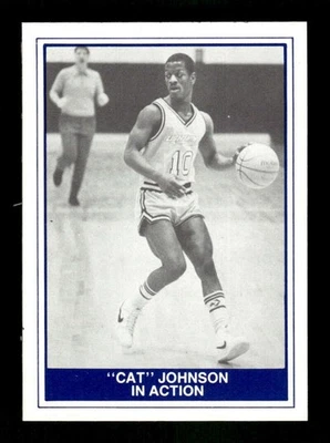 1982-83 TCMA CBA Lancaster Lightning 26 Cat Johnson In Action EXMT to NM BXCP53 - Image 1 of 2