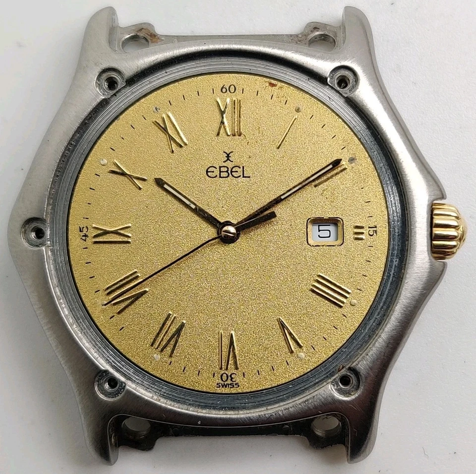 Vintage Ebel 1911 Cal. 687 7 jewel wrist watch running For Repair 35mm - Image 1 of 4