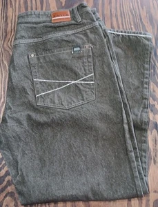 Enyce Clothing Co Olive Green Denim Jeans 42 Mens Pants Vintage Baggy Skater Y2K - Picture 1 of 9
