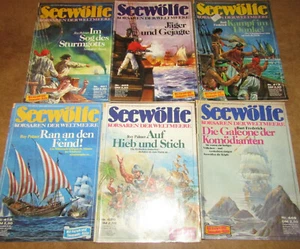 Seewölfe, Korsaren der Weltmeere 6 Romanhefte 401, 403, 413, 414, 420, 449 zh099 - Bild 1 von 2