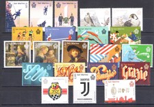 2019 San Marino , francobolli nuovi , Annata Completa , 21 valori + 6 BF MNH**