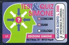 Gian - Phonecard Prp Golden 161' Test And Quiz Simone' #2 New Perfect