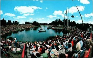 Lumberjack World Championships Bowl History Park Hayward Wisconsin Postcard - Picture 1 of 2