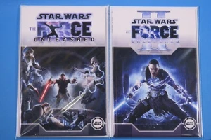Star Wars The Force Unleased I & II 2008 2010 Both First Editions - Picture 1 of 15