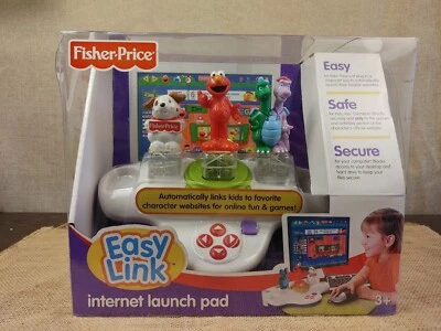 NEW Fisher-Price EASY LINK INTERNET LAUNCH PAD 5 Smart Keys Elmo Arthur Clifford - Image 1 of 4