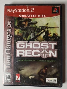 PS2 Greatest Hits Tom Clancy’s Ghost Recon Squad-Based Battlefield Combat - Picture 1 of 3