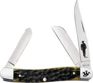Case Cutlery John Wayne Stockman Pocket Knife Stainless Steel Blades - 10713 - Picture 1 of 3