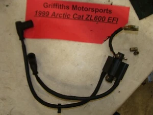 1999 ARCTIC CAT ZL600 EFI oem ignition coil for twins original spark wire - Picture 1 of 10