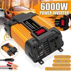 6000W Car Power Inverter 12V To Ac 220V High Quality Wave Converter Transformer
