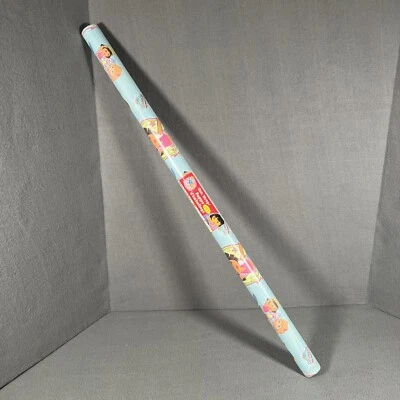 Dora Mermaid Gift Wrap - 1 Tube 2007 Vintage American Greetings Wrapping Paper - Image 1 of 4
