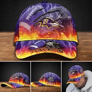 Personalized Baltimore Football Team Ravenss Sport Unisex Classic Cap Lover Gift - Picture 1 of 2