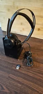Plantronics Voyager Focus UC Bluetooth Headset with Dongle and Stand - Teams - Picture 1 of 4