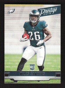 2019 Panini Prestige Miles Sanders RC #258 Philadelphia Eagles