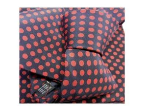 COMPLETO UOMO blu CRAVATTA a pois 8 SETA STAMPATA e POCHETTE DA TASCHINO M ITALY - Imagen 1 de 2