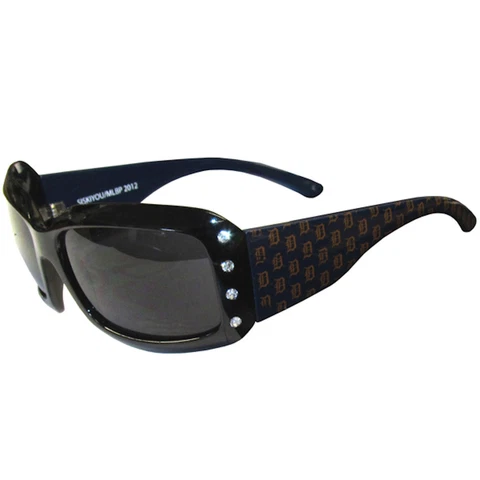 Detroit Tigers Sunglasses (Designer w/Rhinestones) Licensed MLB Baseball Cover