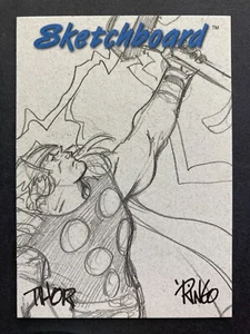 1998 Marvel Creators Collection Sketchboard Redemption Card #7 THOR - Picture 1 of 2