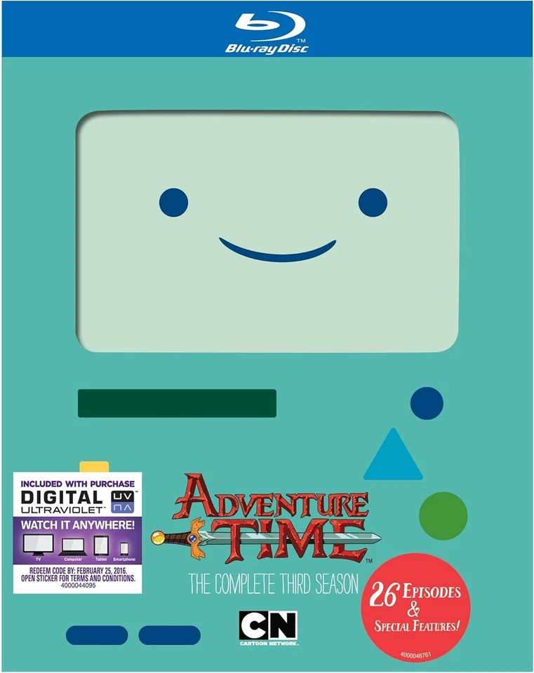 ADVENTURE TIME COMPLETE SEASON 3  REGION FREE BLURAY VGC - Bild 1 von 1