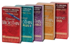 Kimono Premium Lubricated Condoms Retail Box - Choose Style & Amount - Picture 1 of 19