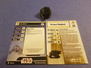 Star Wars Miniaturas Virtual + Tarjeta Regular Virulenta Rakghoul (Masiff) - Imagen 1 de 1