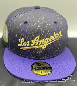 Hat Club Mamba Day Exclusive 2T Los Angeles Dodgers 8 Ring New Era 59fifty 7 3/8 - Picture 1 of 18