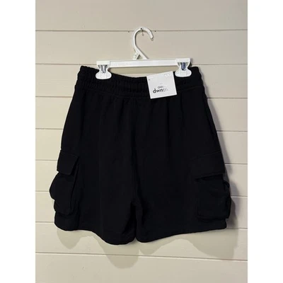 Nuevo con etiquetas Pantalones Cortos Aero DWNTME Negro Carga Sueltos XXS Algodón Poliéster Reciclado Nuevos Foto 1 de 4