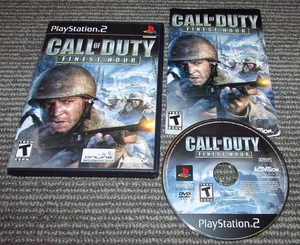 Call of Duty Finest Hour for Playstation 2 PS2 Complete Fast Shipping - Picture 1 of 2