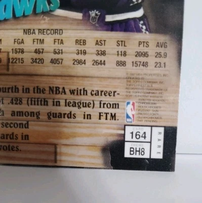 ¡Raro! Mitch Richmond #164 Ballhawks ORO EN RELIEVE troquelado HO Foto 1 de 4