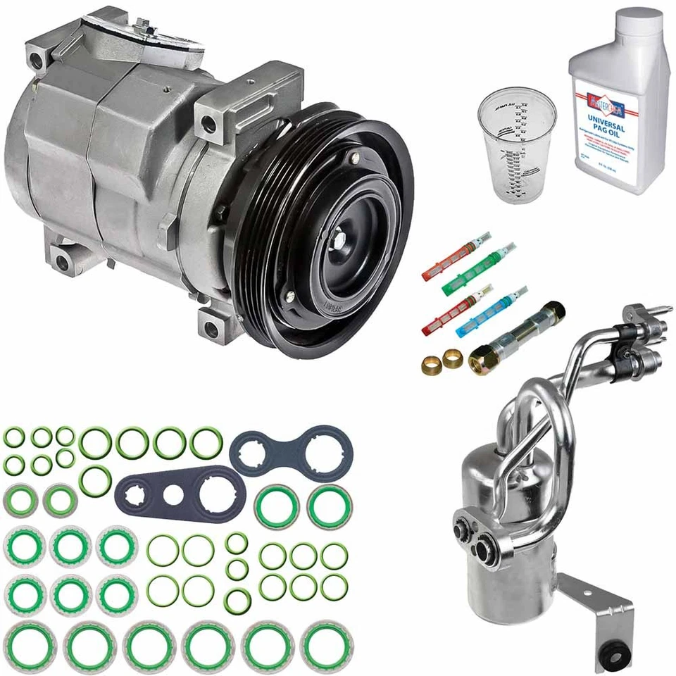 Compresor de aire acondicionado Omega con kit de reparación de aire acondicionado para Chrysler PT Cruiser 2008 2009 Foto 1 de 1